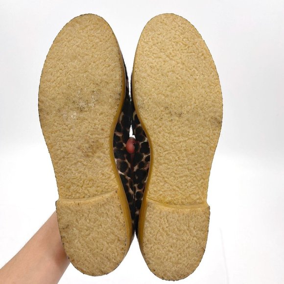 Longchamp Calf Hair Animal Print Penny Loafer - Picture 6 of 12